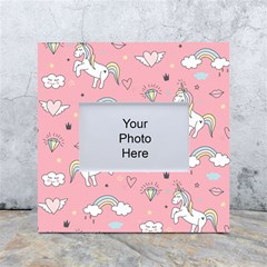 Cute-unicorn-seamless-pattern White Box Photo Frame 4  X 6  by pakminggu