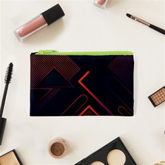 Gradient-geometric-shapes-dark-background-design Cosmetic Bag (xs) by pakminggu