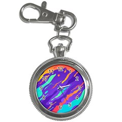 Multicolored-abstract-background Key Chain Watches