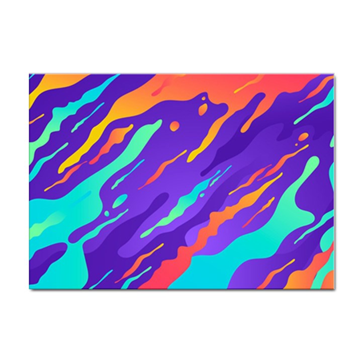 Multicolored-abstract-background Sticker A4 (100 pack)