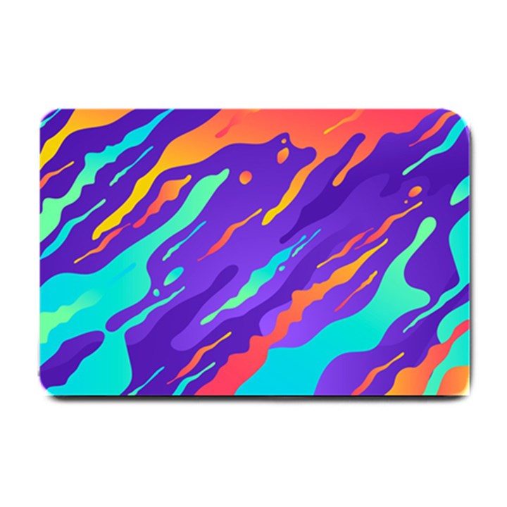 Multicolored-abstract-background Small Doormat