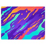 Multicolored-abstract-background Two Sides Premium Plush Fleece Blanket (Extra Small) 40 x30  Blanket Front