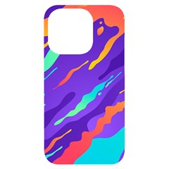 Multicolored-abstract-background iPhone 14 Pro Black UV Print Case