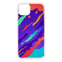 Multicolored-abstract-background iPhone 14 Plus TPU UV Print Case