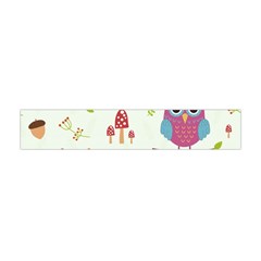 Forest-seamless-pattern-with-cute-owls Premium Plush Fleece Scarf (mini) by pakminggu