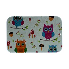 Forest-seamless-pattern-with-cute-owls Open Lid Metal Box (silver)   by pakminggu