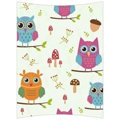 Forest-seamless-pattern-with-cute-owls Back Support Cushion by pakminggu