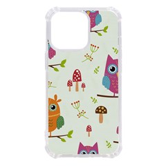 Forest-seamless-pattern-with-cute-owls Iphone 13 Pro Tpu Uv Print Case by pakminggu