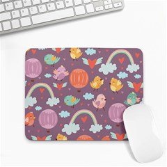 Cute-seamless-pattern-with-doodle-birds-balloons Small Mousepad