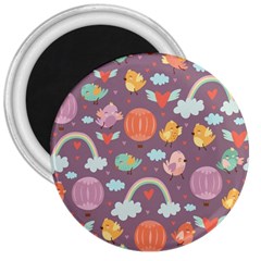 Cute-seamless-pattern-with-doodle-birds-balloons 3  Magnets