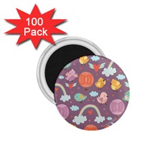 Cute-seamless-pattern-with-doodle-birds-balloons 1.75  Magnets (100 pack) 