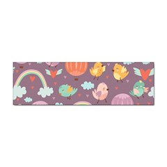 Cute-seamless-pattern-with-doodle-birds-balloons Sticker Bumper (100 pack)