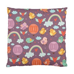 Cute-seamless-pattern-with-doodle-birds-balloons Standard Cushion Case (Two Sides)