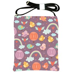 Cute-seamless-pattern-with-doodle-birds-balloons Shoulder Sling Bag