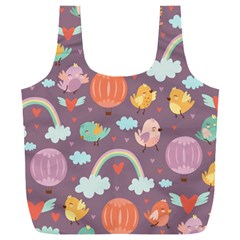 Cute-seamless-pattern-with-doodle-birds-balloons Full Print Recycle Bag (XXL)