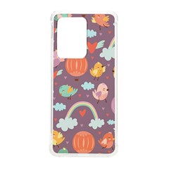 Cute-seamless-pattern-with-doodle-birds-balloons Samsung Galaxy S20 Ultra 6 9 Inch Tpu Uv Case by pakminggu