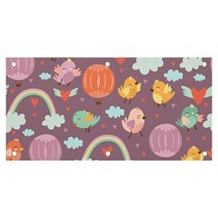 Cute-seamless-pattern-with-doodle-birds-balloons Banner and Sign 6  x 3 