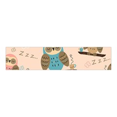 Seamless-pattern-owls-dream-cute-style-pajama-fabric Velvet Scrunchie by pakminggu