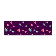 Colorful-stars-hearts-seamless-vector-pattern Sticker Bumper (10 Pack) by pakminggu