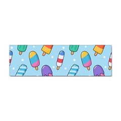 Cute-kawaii-ice-cream-seamless-pattern Sticker Bumper (100 Pack) by pakminggu