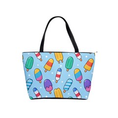 Cute-kawaii-ice-cream-seamless-pattern Classic Shoulder Handbag by pakminggu