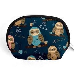 Seamless-pattern-owls-dreaming Accessory Pouch (medium) by pakminggu