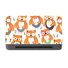 Cute-colorful-owl-cartoon-seamless-pattern Memory Card Reader With Cf by pakminggu