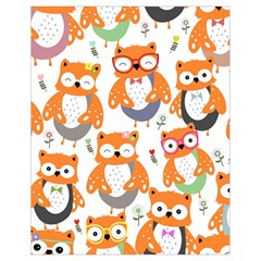 Cute-colorful-owl-cartoon-seamless-pattern Drawstring Bag (small) by pakminggu