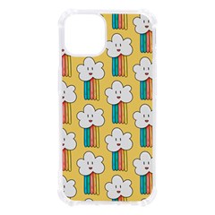 Smile-cloud-rainbow-pattern-yellow Iphone 13 Tpu Uv Print Case by pakminggu