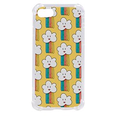 Smile-cloud-rainbow-pattern-yellow Iphone Se by pakminggu