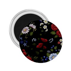 Floral-folk-fashion-ornamental-embroidery-pattern 2 25  Magnets by pakminggu