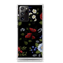 Floral-folk-fashion-ornamental-embroidery-pattern Samsung Galaxy Note 20 Ultra Tpu Uv Case by pakminggu