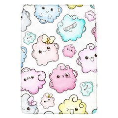 Cute-doodle-cartoon-seamless-pattern Removable Flap Cover (S)