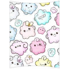 Cute-doodle-cartoon-seamless-pattern Back Support Cushion