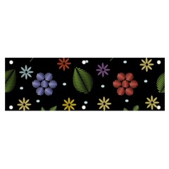 Embroidery-seamless-pattern-with-flowers Banner And Sign 6  X 2  by pakminggu