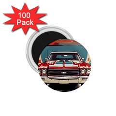 Car Vehicle Vintage Automobile 1 75  Magnets (100 Pack)  by Ravend