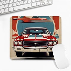 Car Vehicle Vintage Automobile Large Mousepad by Ravend