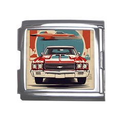 Car Vehicle Vintage Automobile Mega Link Italian Charm (18mm) by Ravend