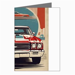 Car Vehicle Vintage Automobile Greeting Cards (pkg Of 8) by Ravend