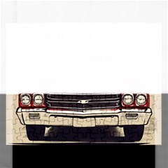 Car Vehicle Vintage Automobile Rectangular Jigsaw Puzzl by Ravend