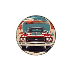 Car Vehicle Vintage Automobile Hat Clip Ball Marker (4 Pack) by Ravend