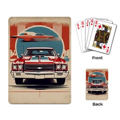 Car Vehicle Vintage Automobile Playing Cards Single Design (rectangle) by Ravend