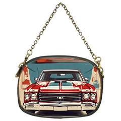 Car Vehicle Vintage Automobile Chain Purse (two Sides) by Ravend