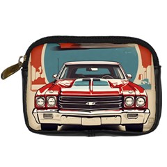 Car Vehicle Vintage Automobile Digital Camera Leather Case by Ravend