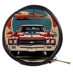 Car Vehicle Vintage Automobile Mini Makeup Bag by Ravend