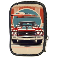 Car Vehicle Vintage Automobile Compact Camera Leather Case by Ravend