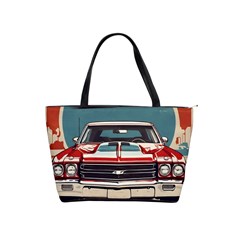 Car Vehicle Vintage Automobile Classic Shoulder Handbag by Ravend