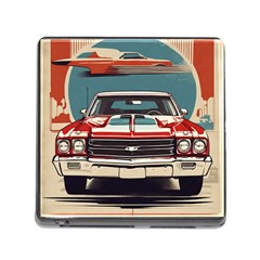 Car Vehicle Vintage Automobile Memory Card Reader (square 5 Slot) by Ravend