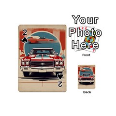 Car Vehicle Vintage Automobile Playing Cards 54 Designs (mini) by Ravend