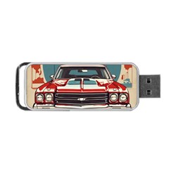 Car Vehicle Vintage Automobile Portable Usb Flash (one Side) by Ravend